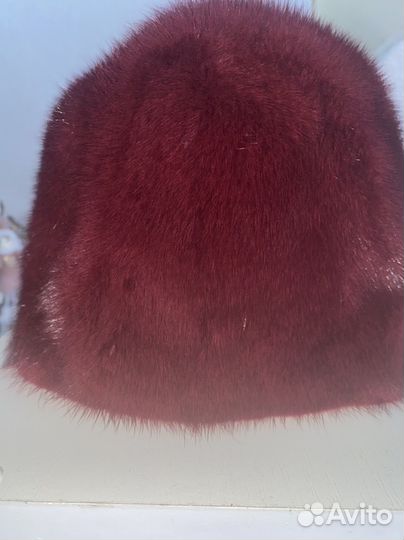 Шапка норковая женская новая