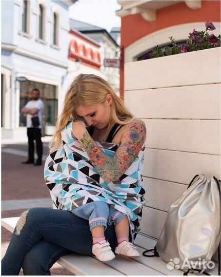 Накидка для кормления (милк-снуд) Mimi Mommi