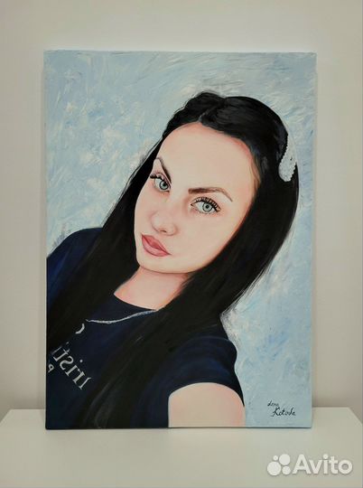 Портрет по фото на заказ маслом