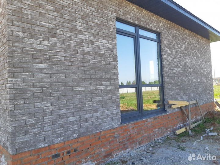 Кирпич белый серый черный гиперпрессованный