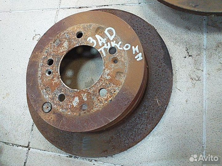 Тормозной диск задний Hyundai Tucson 1 D4EA