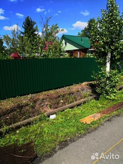 Забор из профнастила