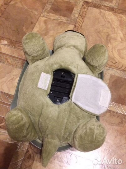 Мягкая игрушка черепашка на батарейках с абстракци