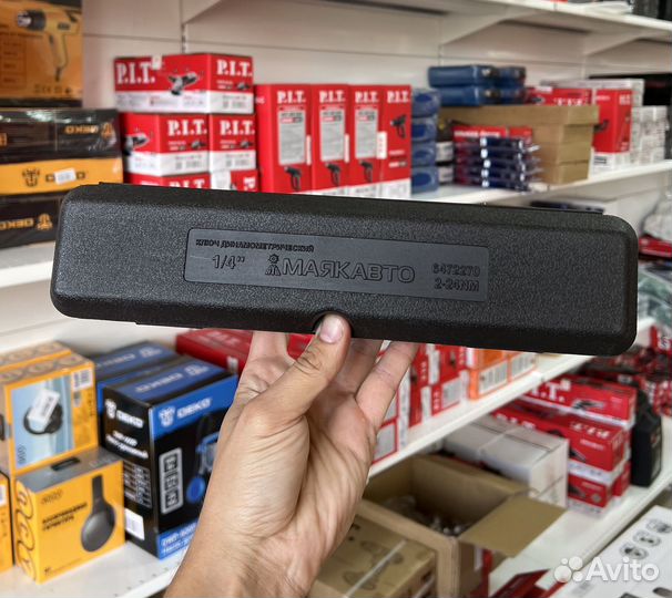 Ключ динамометрический 1/4 270мм, 2-24Hm МАЯКАВТО