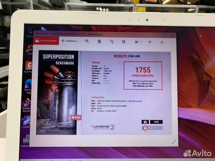 Ноутбук asus Core i3-6/ GeForce 920M 2Gb/ SSD