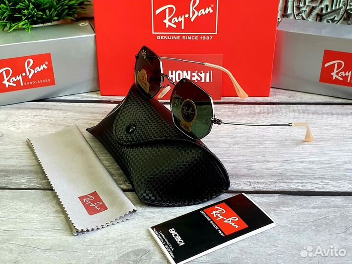 Солнцезащитные очки Ray Ban Octagonal стекло новые