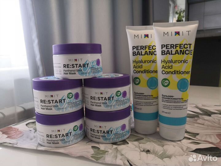 Маска и кондиционер для волос Mixit