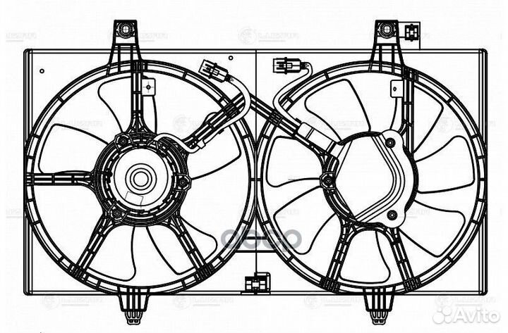 Вентилятор радиатора nissan almera classic B10