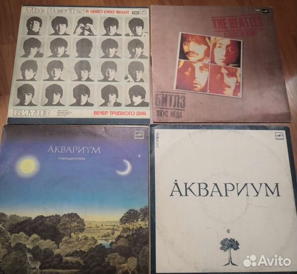 Виниловые пластинки СССР, рок и другие