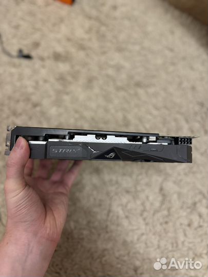 Видеокарта Asus amd radeon rx 570 rog strix