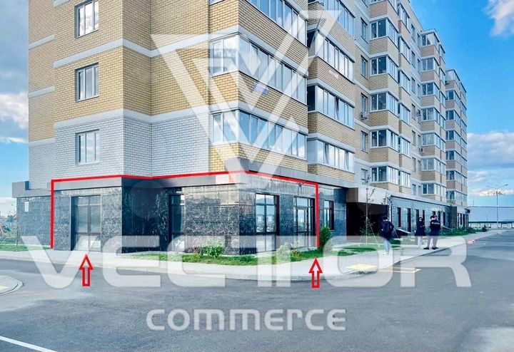 Торговое помещение 74 м²