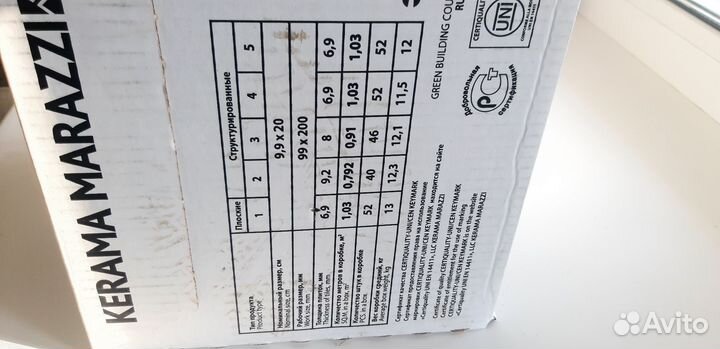 Плитка керамическая