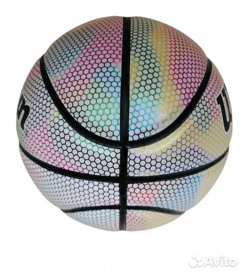 Баскетбольный мяч светящийся. Новый. 7 размер
