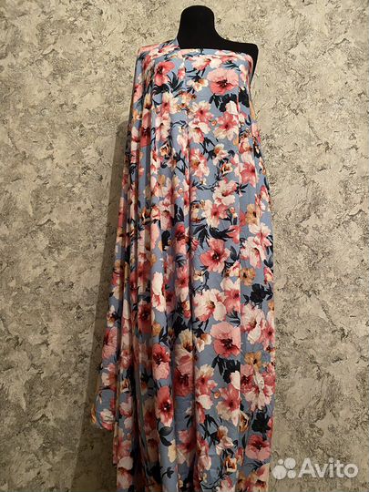 Ткань штапель паплин