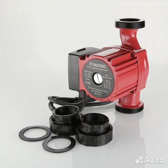 Насос циркуляционный valtec RS 32/4-180 с гайками