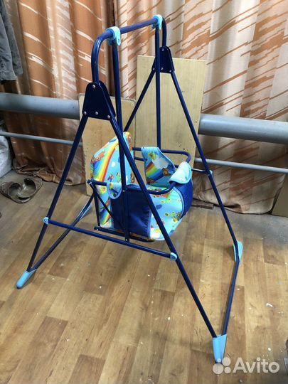 Детские качели напольные