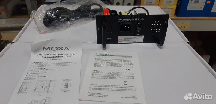 Блок питания Moxa Артикул PWR-190-AC