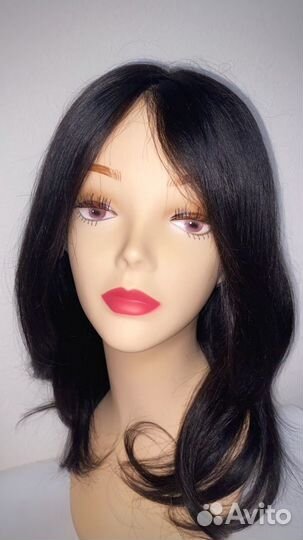 Парик полусистема из натуральных волос