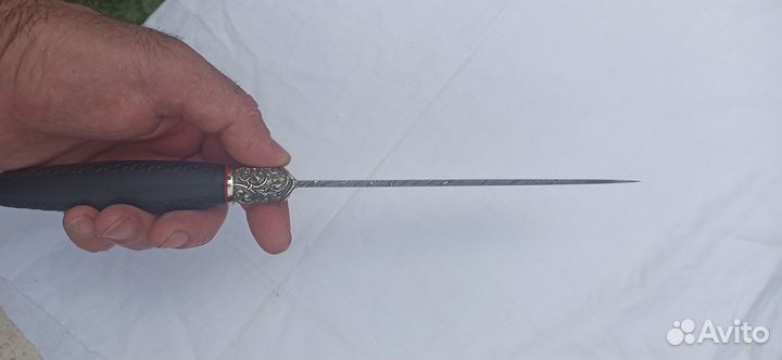 Нож пчак. Мозаичный дамаск