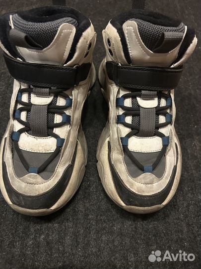 Кроссовки детские высокие утепленные