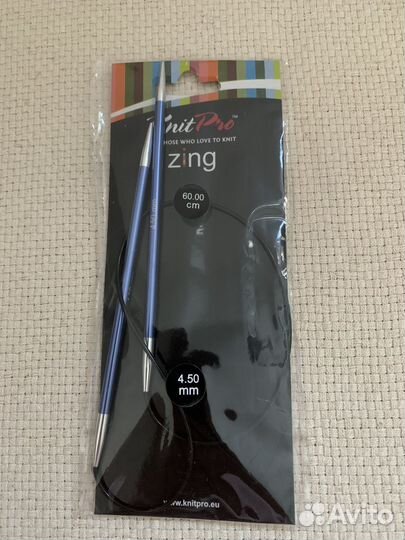 Спицы для вязания круговые Knit Pro, N 4,5, 60 см