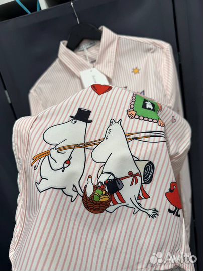 Рубашки в полоску Acne StudiosMoonmin(хит)