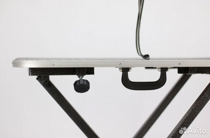 Стол для груминга складной, с ручкой 70х50х72-80см