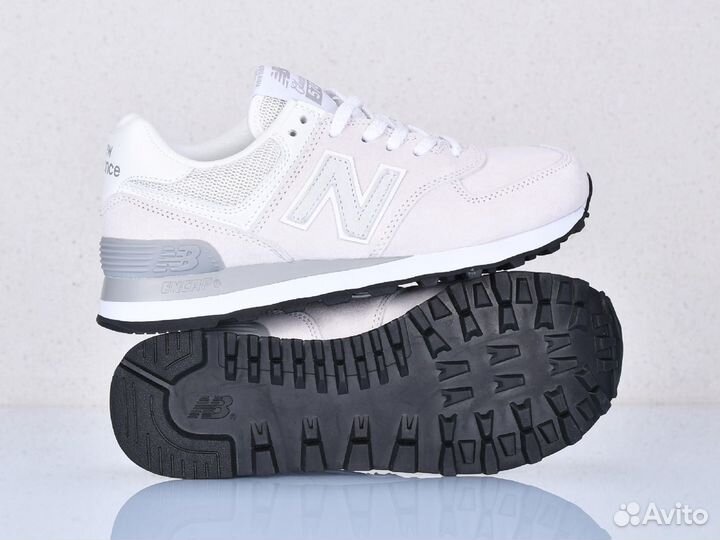 Кроссовки New Balance 574 натуральная замша