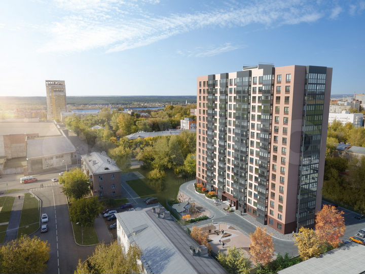 3-к. квартира, 56,8 м², 1/16 эт.