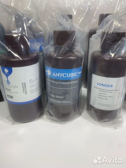 Смола пластик для 3D принтера набор