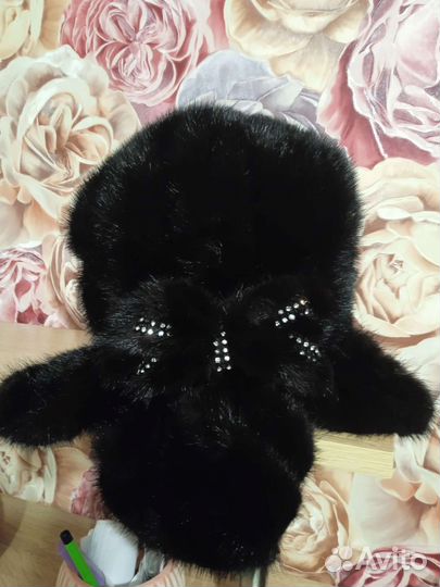 Шапка норковая женская