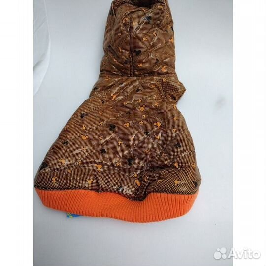 Осенне-зимняя куртка с капюшоном для питомца