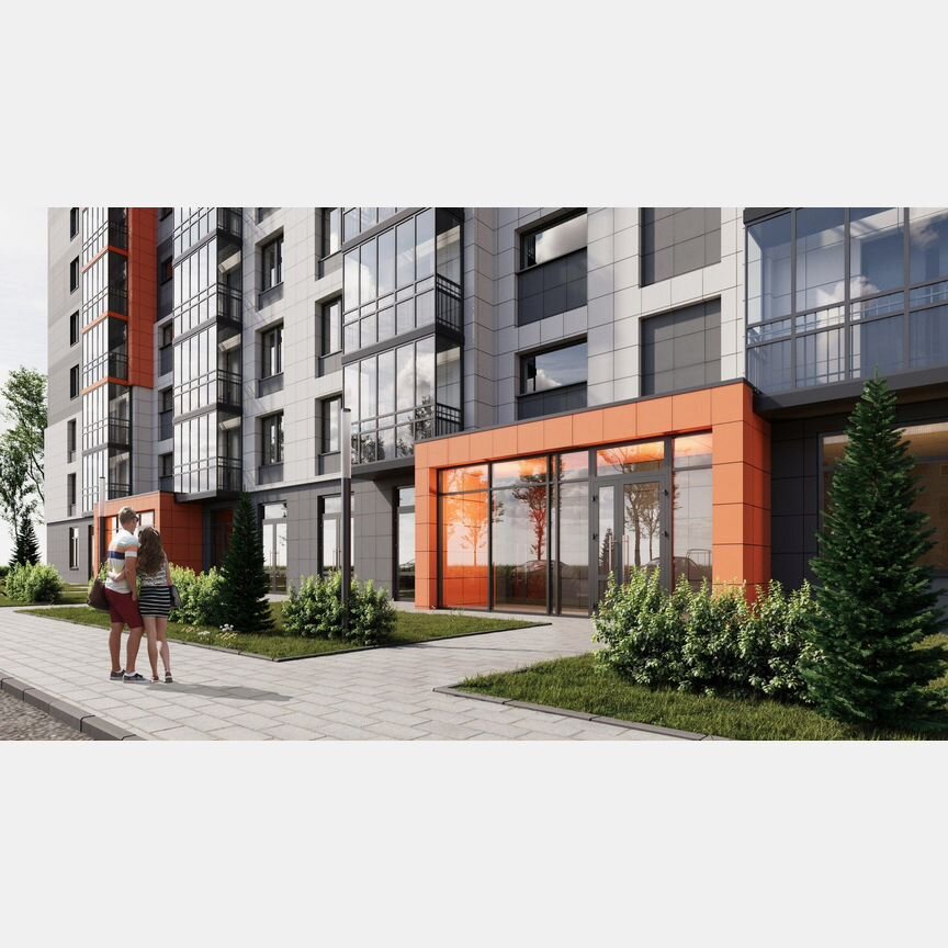 2-к. квартира, 67,8 м², 4/9 эт.