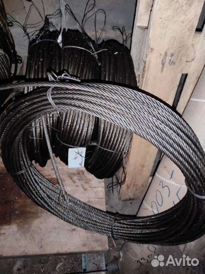 Трос 8-9-10-12 мм для кму, лебедки,тали,подьемника