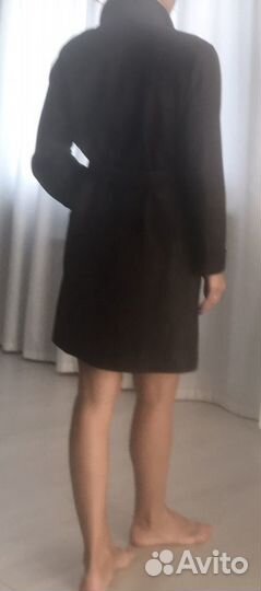 Кожаный плащ женский