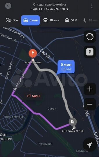 Участок 6,1 сот. (СНТ, ДНП)