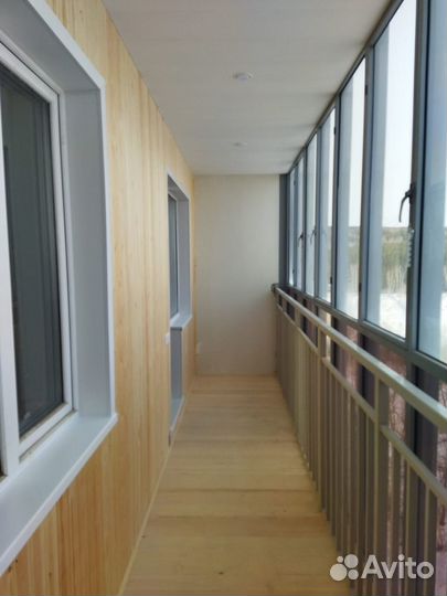 Отделка балкона под ключ