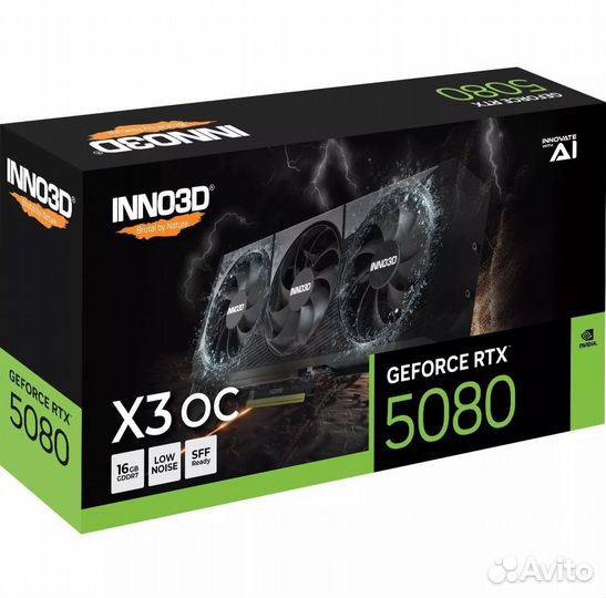 Видеокарта inno3D GeForce RTX 5080 X3 OC