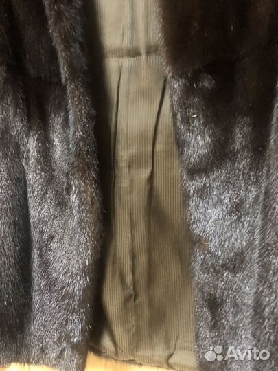 Шуба норковая с капюшоном 44 46