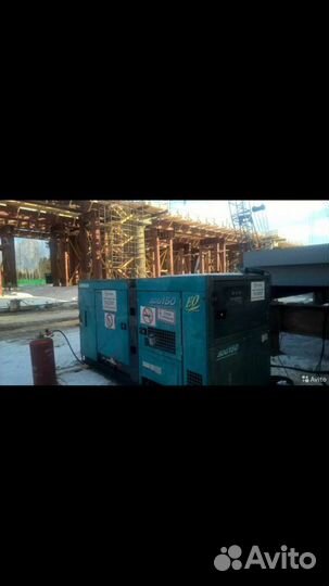 Аренда компрессора от 3 до 25 м3, Генераторы от 5