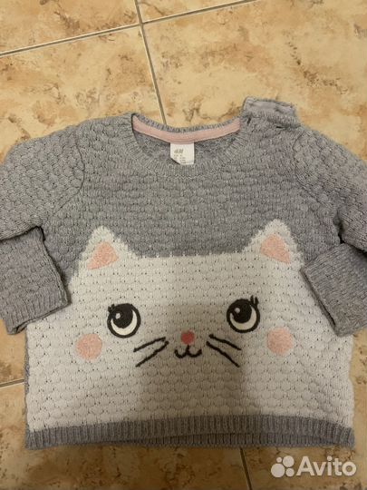 Пакет фирменых вещей на девочку 3-9 месяцев