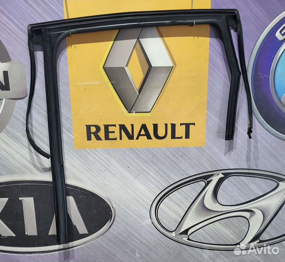 Уплотнитель зад проема стекла двери Renault scenic
