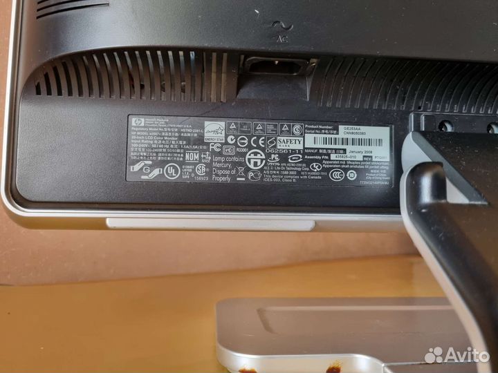 Монитор Hp w2007v, 1680x1050