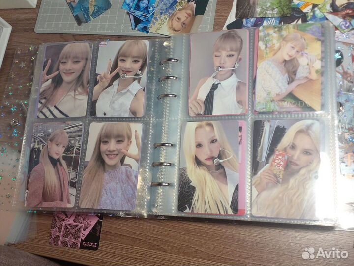 Биндер с к-поп картами остальные на видео