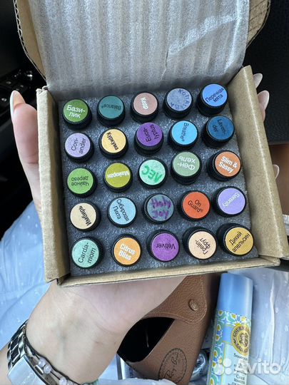 Эфирные масла doterra 25 штук по 1 мл для