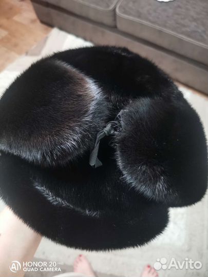 Норковая шапка мужская