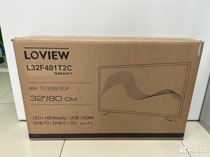 Телевизор loview l32f401t2c