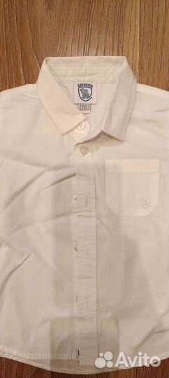 Рубашки белые р92 р98