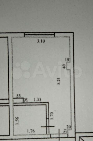 Квартира-студия, 15,4 м², 3/9 эт.
