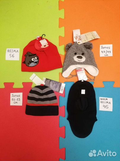 Новые шапки Janus и Reima шлем для мальчика